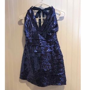 Forever 21 Blue Sequin Dress